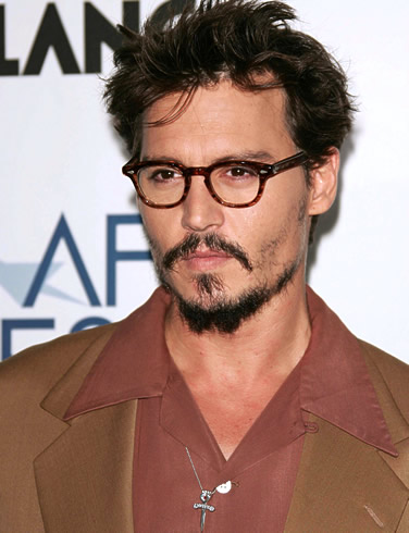 Johnny Depp, star of "Private Resort"